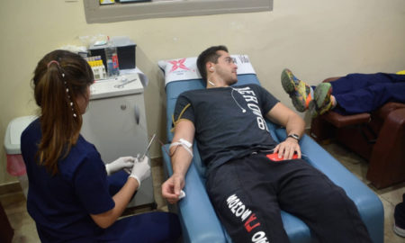 Donacion de sangre en el Italiano