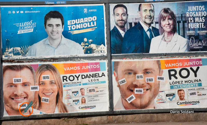 La otra campaña: intervienen fotos de candidatos con polémicos mensajes