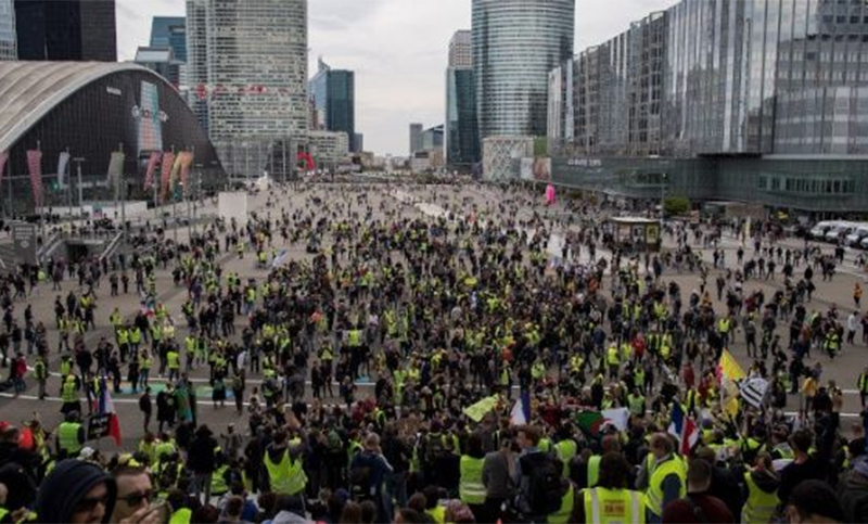Chalecos amarillos protagonizan nueva jornada de protesta