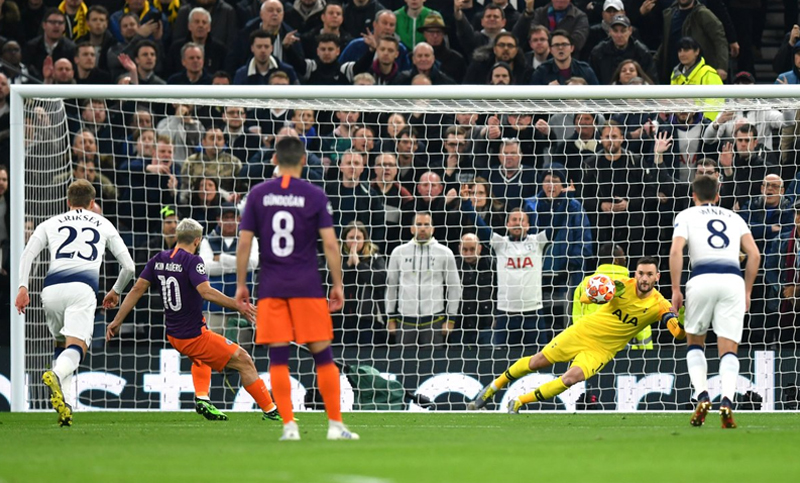 Agüero erró un penal y el Tottenham de Pochettino le ganó 1 a 0 al City