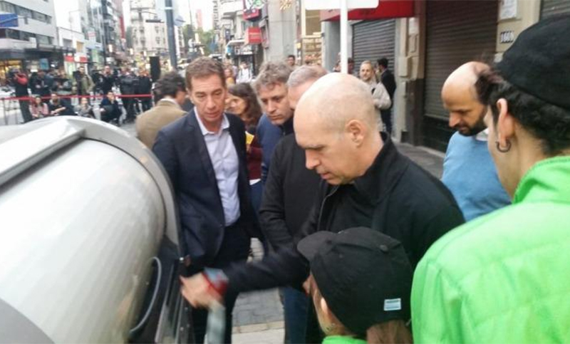Rodríguez Larreta inauguró contenedores “antipobres” para que no saquen basura