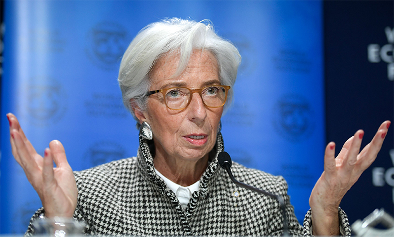 Lagarde proyecta un «precario» repunte de la economía global a finales de 2019