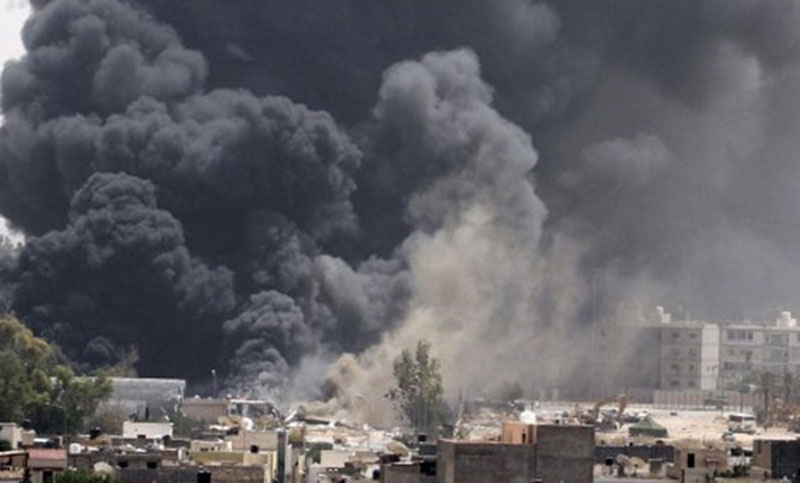 Más de 10.000 familias fueron desplazadas en Libia por los combates