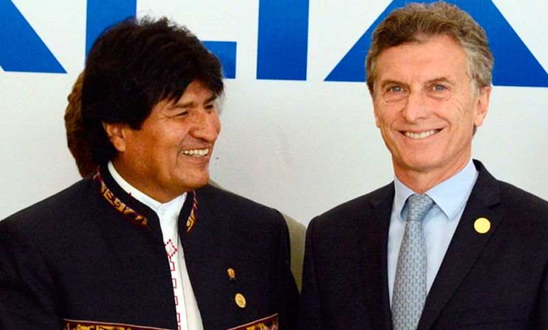 Macri recibe a Evo Morales en la Casa Rosada