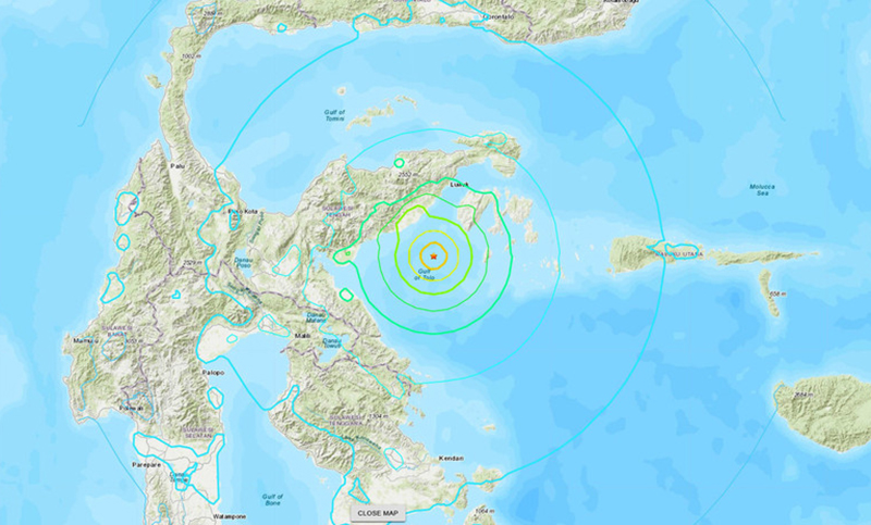 Orden de evacuación tras terremoto de magnitud 6,8 en Indonesia