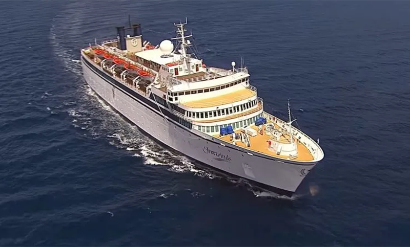 Un barco de la Cienciología fue puesto en cuarentena por un caso de sarampión