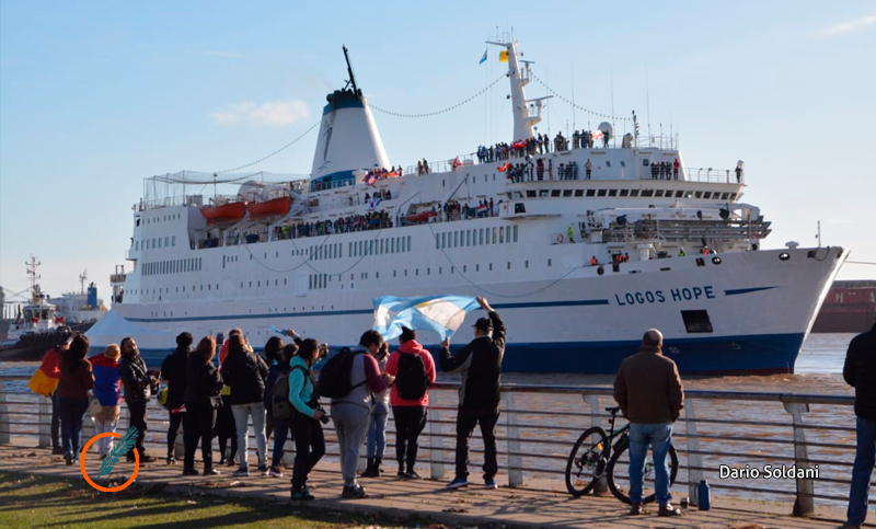 Llegó a Rosario «Logos Hope» la biblioteca flotante más grande del mundo