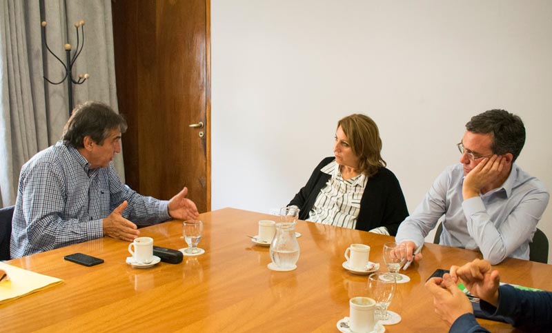 Dirigentes de ATE le pidieron a Fein que reconozca al gremio en la Municipalidad
