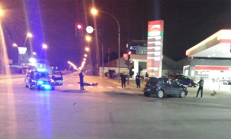 Tras un choque murió un joven que viajaba en motocicleta