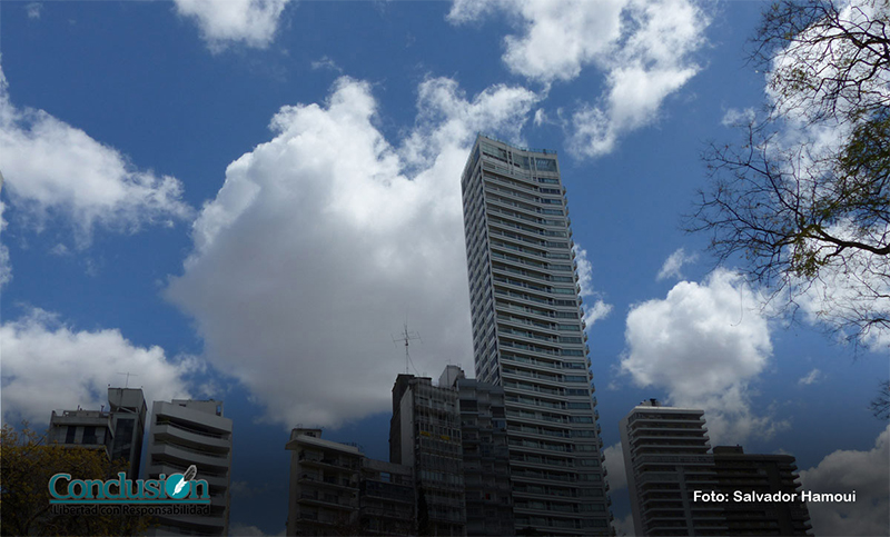 Sábado con probabilidad lluvias aisladas y tormentas por la noche en la ciudad