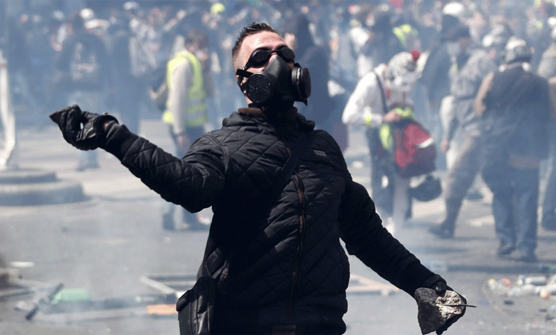 Francia: incidentes y detenidos en las manifestaciones del 1° de Mayo