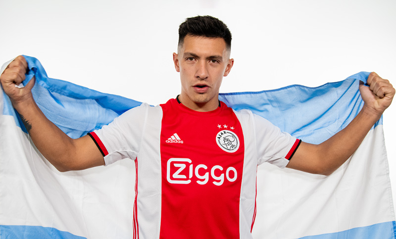 Lisandro Martínez fue presentado oficialmente en el Ajax