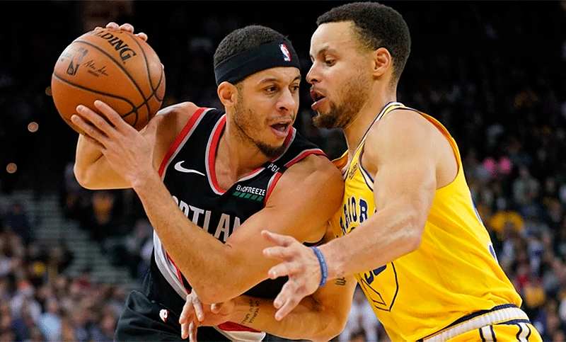 Golden State Warriors y Portland Trail Blazers inician la final del Oeste