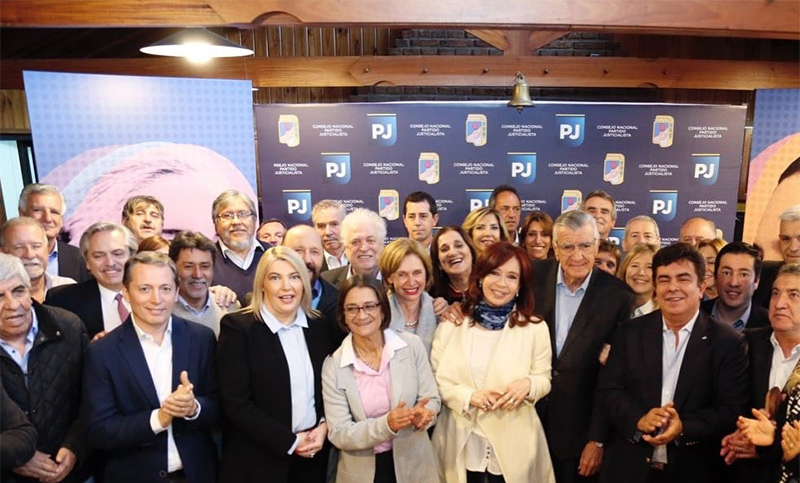 Cumbre del PJ con presencia de Cristina Kirchner en Buenos Aires