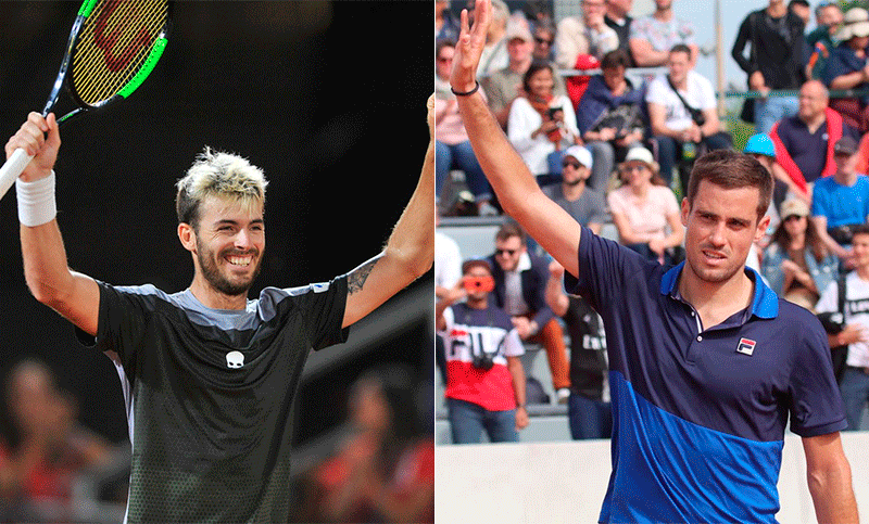 Londero pisó fuerte y Pella ganó el duelo argentino en Roland Garros