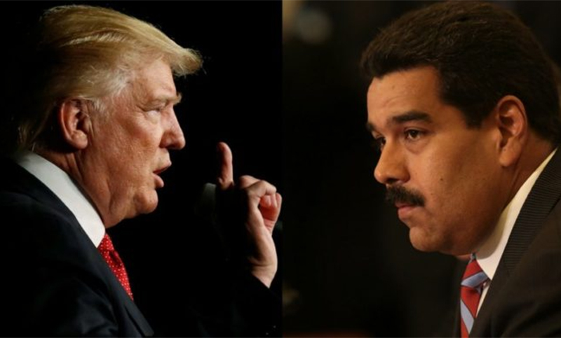 Maduro acusó a Trump de atacar la libertad de circulación