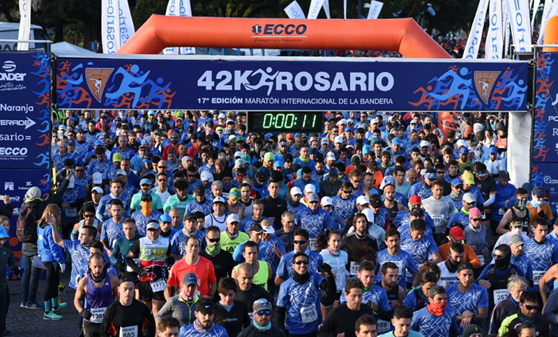 El domingo se correrá la 18ª edición de la Maratón internacional de la Bandera