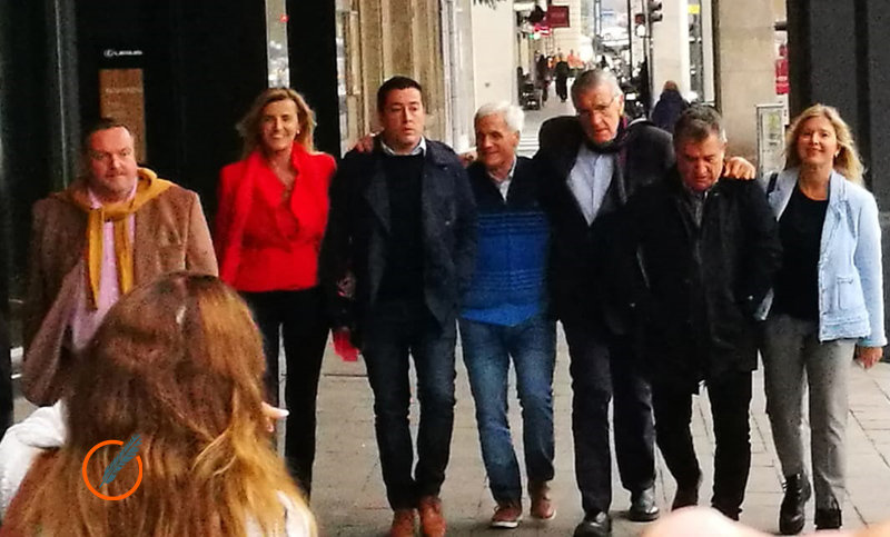 Massa se reúne en su oficina con Gioja y un puñado de referentes del PJ