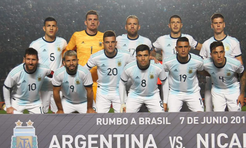 Argentina en el undécimo lugar del ranking mundial de la Fifa