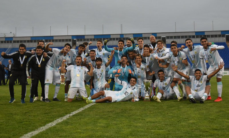 La selección argentina Sub 17 se quedó con el título en un torneo de Rusia