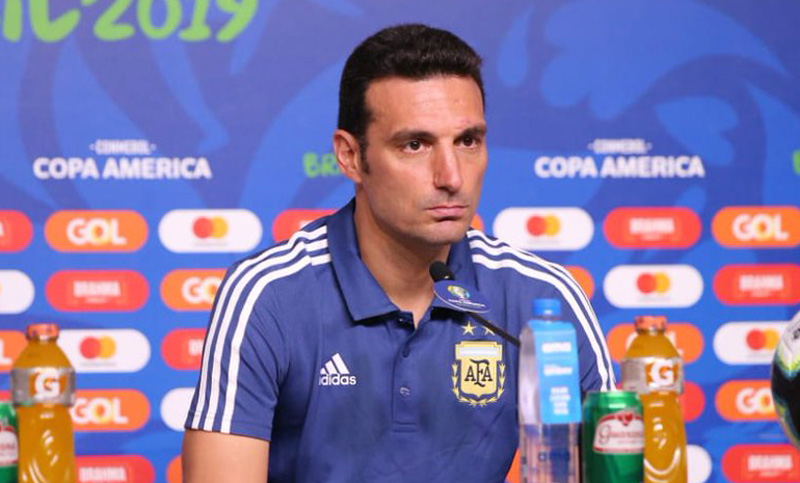 Scaloni: «Es una copa muy difícil donde cualquiera le gana a cualquiera»