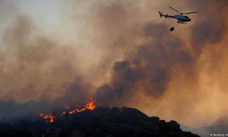 Más de 4.000 hectáreas quemadas y dos muertos por una fuerte ola de calor en España