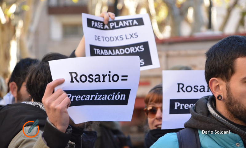 Trabajadores del Tríptico de la Infancia volvieron a manifestarse contra la precarización laboral