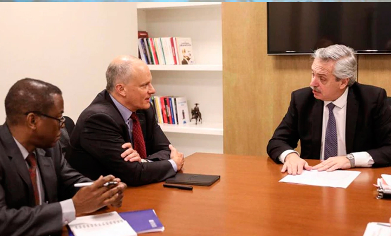 «Estamos en un default encubierto», dijo Alberto Fernández tras reunirse con el FMI