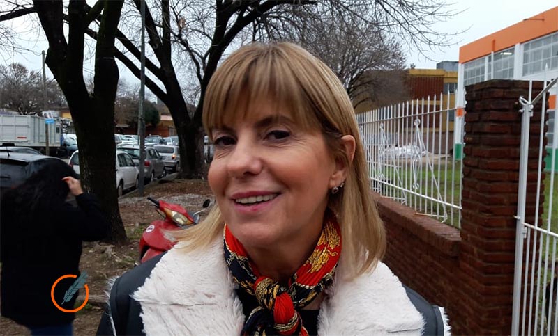 Rodenas votó en Rosario y se mostró confiada en las chances de la fórmula del PJ