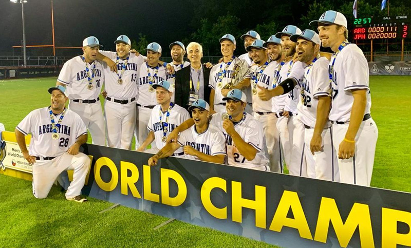 Argentina se consagró campeón del mundo en sóftbol tras derrotar en la final a Japón