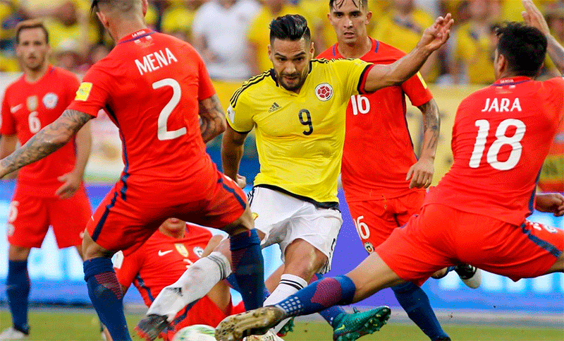 Chile defiende el bicampeonato ante la poderosa Colombia