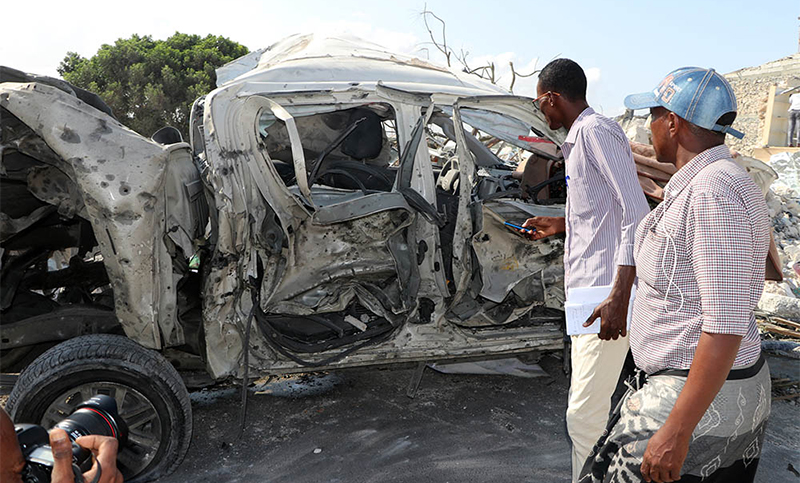 Un coche bomba mató a ocho personas en la capital de Somalía