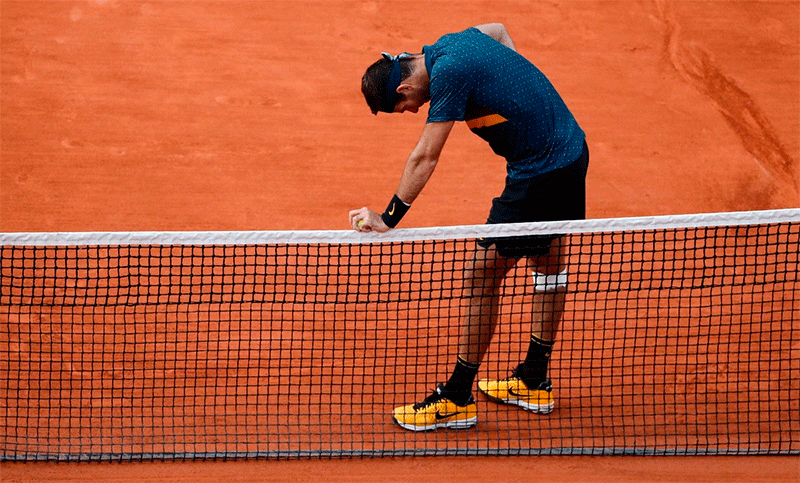 Del Potro quedó afuera del top ten, tras su paso fallido por Roland Garros