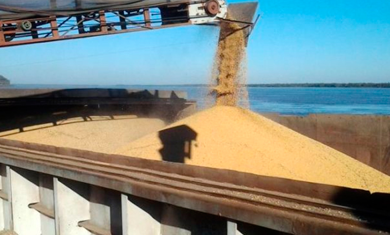 Más de 200 mil toneladas de granos en el puerto bahiense