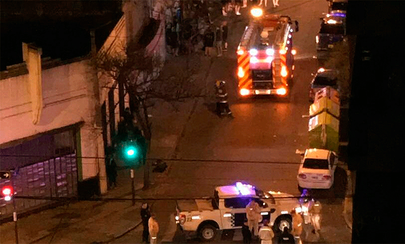 Rugbiers evacuados a la medianoche por un principio de incendio