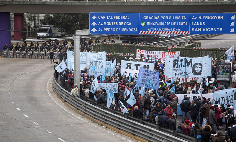 Manifestaciones en Buenos Aires a 17 años del asesinato de Kosteki y Santillán