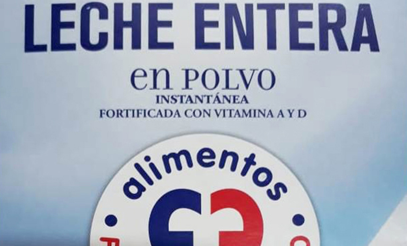 Assal prohibió la venta y circulación de una «Leche entera en polvo instantánea fortificada con vitamina A y D»