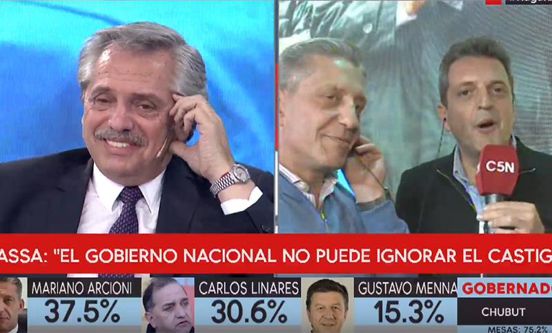 Fernández y Massa se cruzaron por TV y tomarán “un café” para acercar posiciones