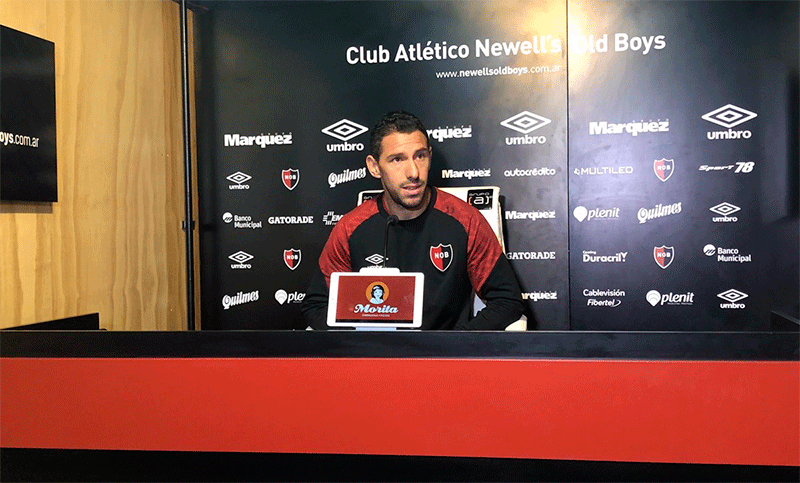 «Hoy tengo la cabeza puesta en Newell’s», dijo Maxi Rodríguez