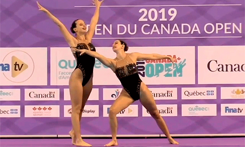 Las rosarinas Camila Arregui y Trinidad López se presentaron en Canadá