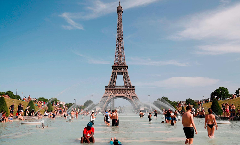 Gran parte de Europa azotada por una ola de calor