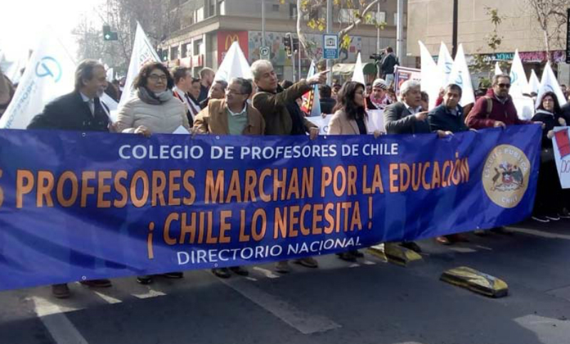 Comienza la segunda semana de paro de los maestros en Chile