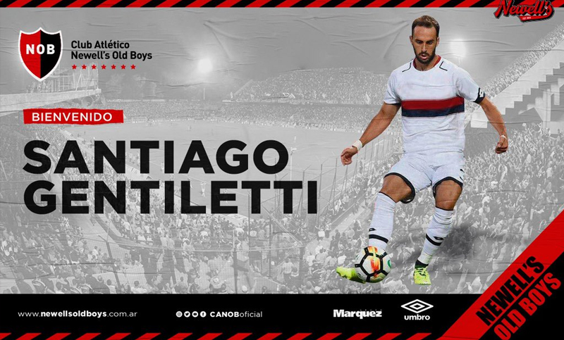 Santiago Gentiletti es nuevo jugador de Newell’s