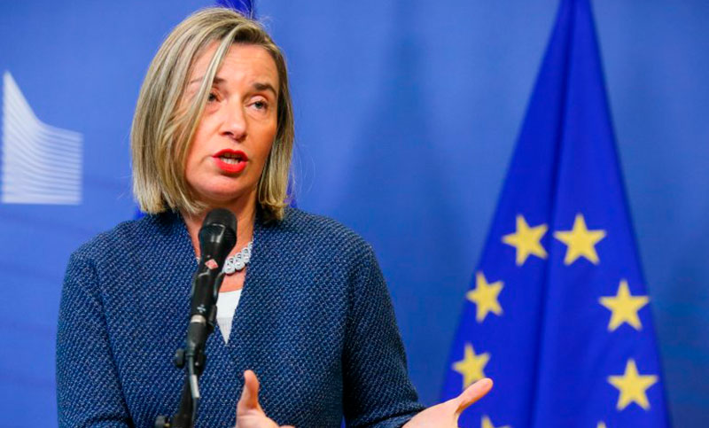 Mogherini pide a los miembros de la UE más dinero para atender a la inmigración