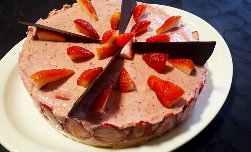 Cheesecake de frutilla