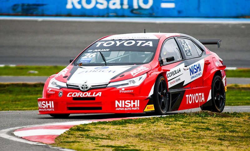 Ignacio Julián picó en punta en los ensayos del TC2000