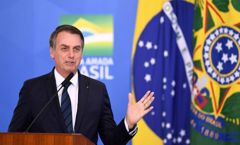 Bolsonaro respaldó la reelección de Macri y cuestionó a Alberto Fernández