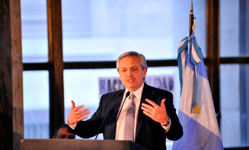 Alberto Fernández sostuvo que Argentina «no está en default porque el FMI sigue mandando dinero»