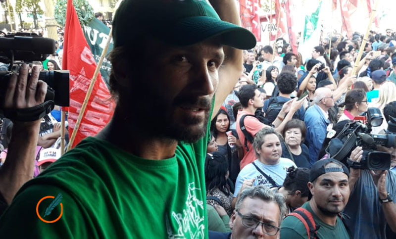 Organizaciones sociales realizan un «Alimentazo» en Plaza de Mayo