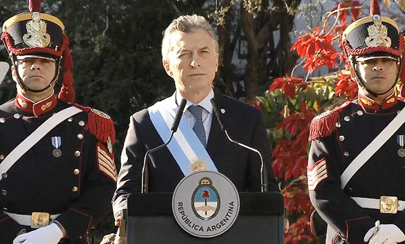 Macri remarcó que «hoy la Argentina» exige el «mismo paso de grandeza» dado en 1816